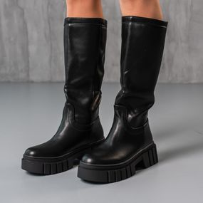 Чоботи жіночі Fashion Alvira 3867 40 розмір 25,5 см Чорний