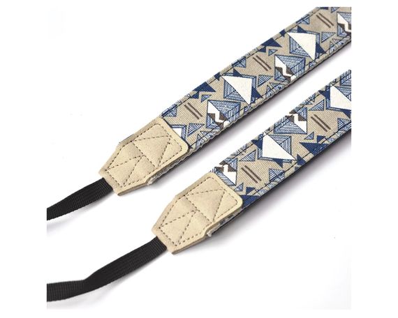 Ремень для фотоаппарата универсальный тканевой CAMERA STRAP для фотокамеры из ткани винтажный