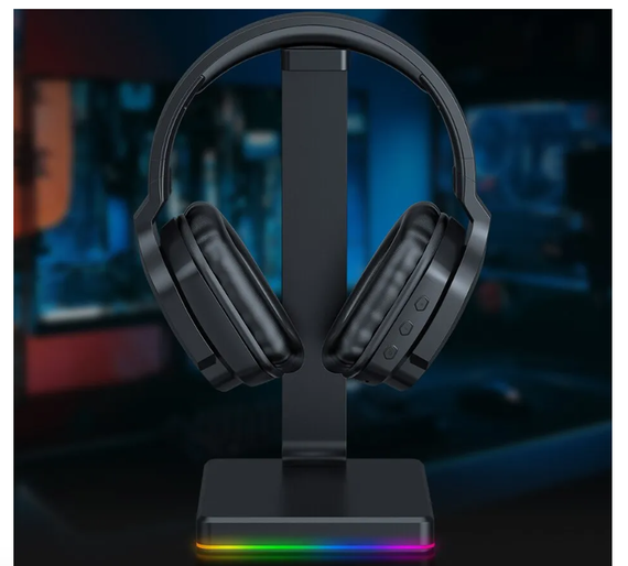 Навушники SV ONIKUMA Bluetooth бездротові для ПК, смартфона з підсвічуванням Чорний (sv3051) | Зображення 5