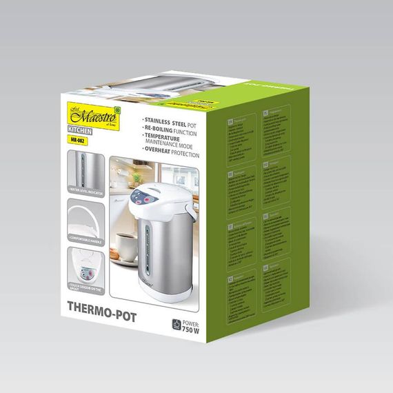 Термопот Maestro MR-082, 3 л, 750 Вт, з підтриманням температури | Зображення 8