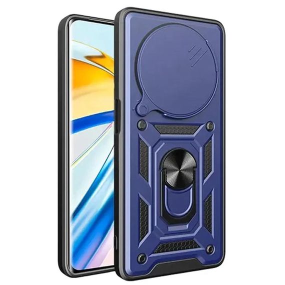 Чохол Ummi Camshield Serge Ring для Xiaomi Redmi Note 14 Pro+ Синій | Зображення 1