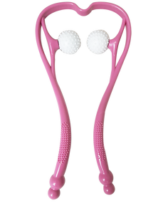 Ручний роликовий масажер для шиї Рожевий