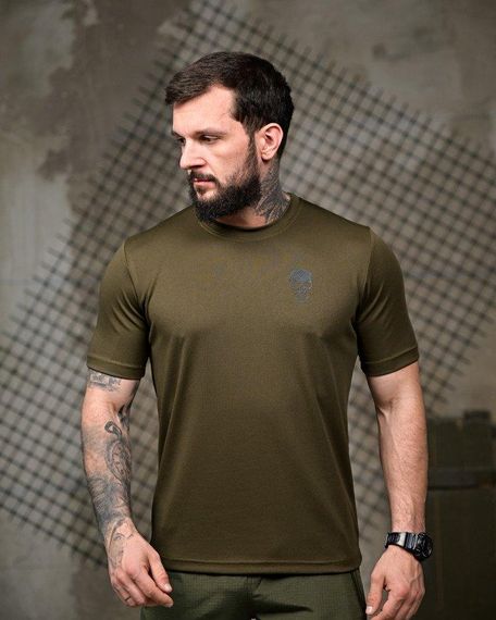 Тактична потивогонна футболка Дева 7.62 олива ПП7813 | Зображення 1