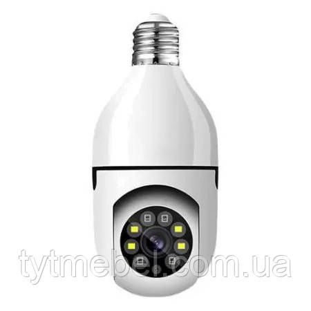 Лампочка Wi-Fi PTZ поворотная камера 360
