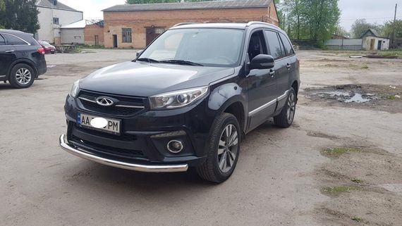 Передняя захист ST008 (нерж) для Chery Tiggo III 2014-2024 рр | Зображення 1