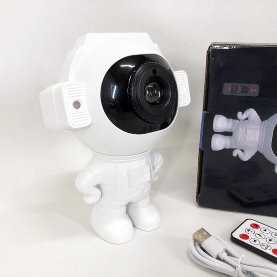 Світильник космонавт 3d проектор, Світильник зоряне небо на стелі, Нічник проектор зоряне небо IO-79 | Зображення 7