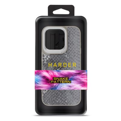 Чехол для мобильного телефона Harder Snake Pattern Apple iPhone 14 Pro Grey Silver (ARM76810) | Зображення 2