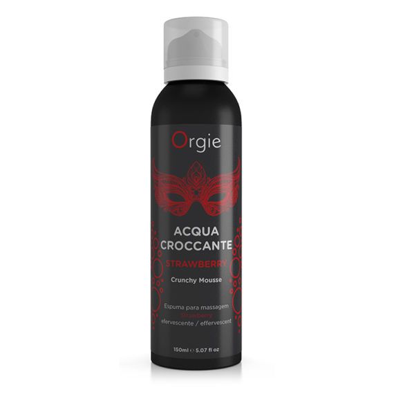 Масажна піна Orgie Acqua Croccante Strawberry, полуниця, 150 мл
