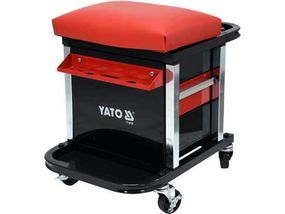 Табурет на колесах YATO Польша з 2 шуфлядами, 530 x 470 x 360 мм, 150 кг YT-08790