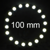 Светодиодное кольцо LED ring SMD 5050 100mm White (561Lm)  6.93W | Зображення 2