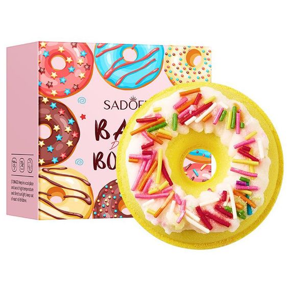 Бомбочка для ванни у формі пончика Doughnuts Sadoer, 100г