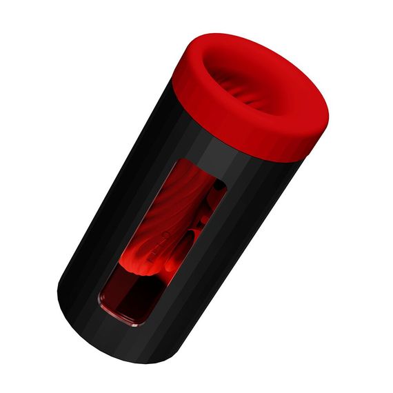 Смарт-мастурбатор LELO F1S V3 XL Red, увеличенный, 2 мотора, 8 режимов, стимуляция звуковыми волнами | Зображення 1
