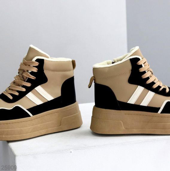 Зимние хайтопы на платформе мультиколор в ассортименте | Зображення 5