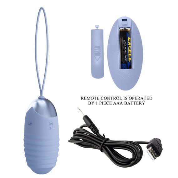 Виброяйцо серии Pretty Love - Jessica Dream chaser 3 Blue, BI-014362W-3A5 Sex Aura | Зображення 6