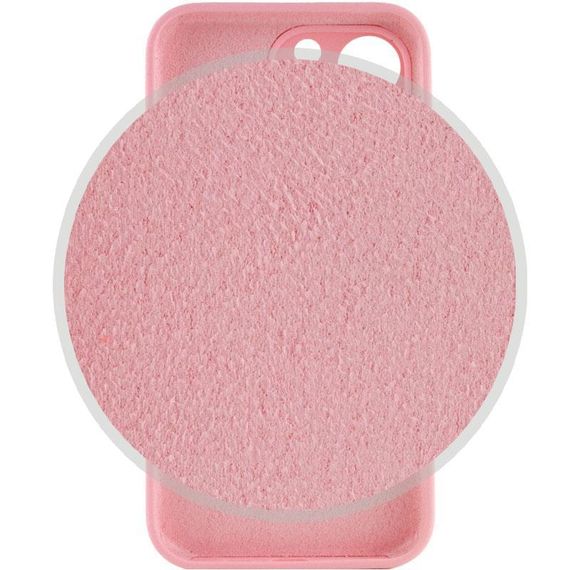 Чохол Silicone Case Full Camera Protective (AA) для Apple iPhone 13 Pro (6.1") Рожевий / Light pink | Зображення 2