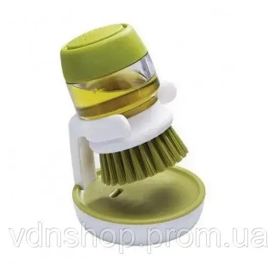 Щітка для миття посуду з дозатором для миючого засобу Soap Brush | Зображення 1