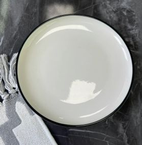 Тарілка десертна Olens Вінтажна 102-1245 20 см біла
