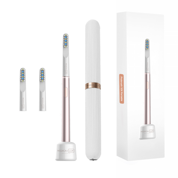 Звуковая зубная щетка MEDICA+ LUX 10Х Portable (Rose Gold)(Japan)