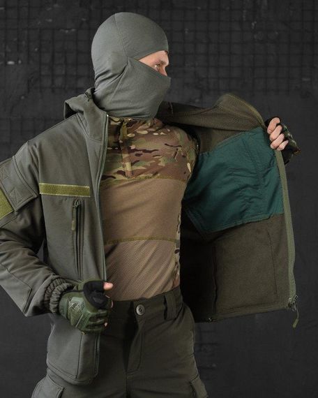 Тактический костюм SoftShell  Olive ВТ0445 | Зображення 7