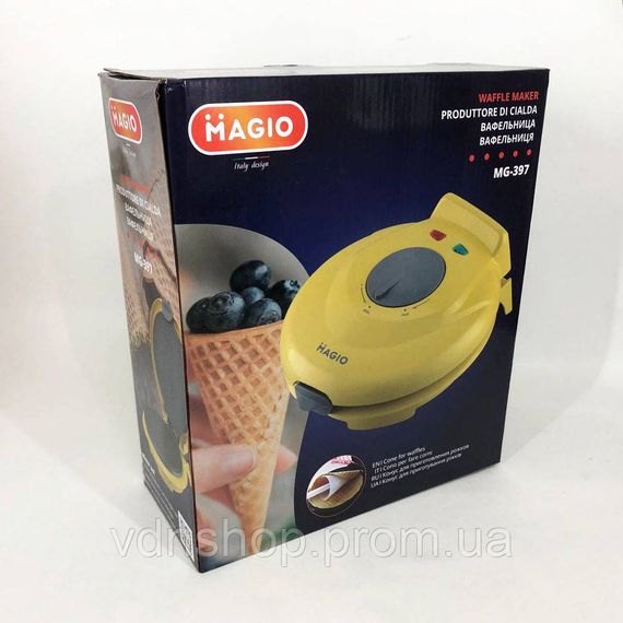 Мультипекарні вафельниці Magio, Мультимейкер для гонконгських вафель для дому Вафельниця ріжків CL-22 | Зображення 9
