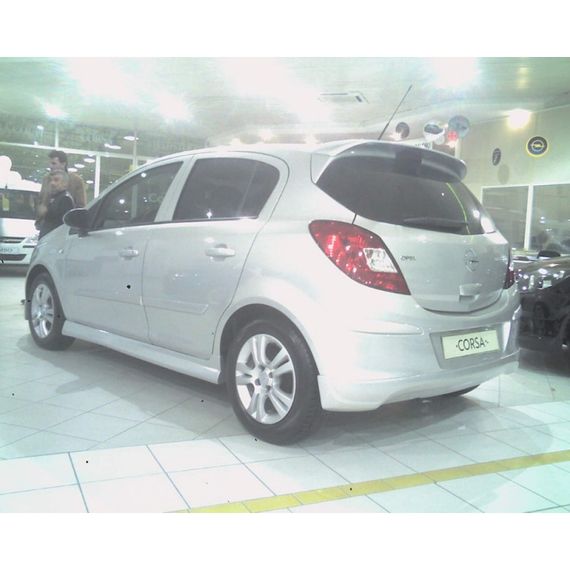Боковые пороги (под покраску) для Opel Corsa D 2007-2014 гг | Зображення 1