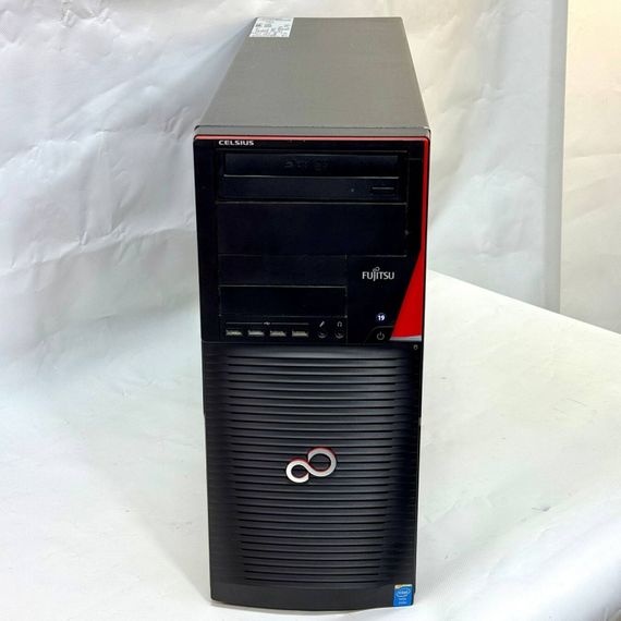 Рабочая станция Fujitsu Celsius R930 Tower / Intel Xeon E5-2640 v2 (8 (16) ядер по 2.0 - 2.5 GHz) / 16 GB DDR3 / 1000 GB SSD + 1000 GB HDD / nVidia Quadro K4000, 3 GB GDDR5, 192-bit / DVD-ROM / 800W б/у | Зображення 2