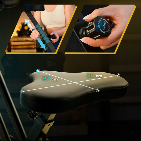 Велотренажер Trex Sport TX-340XB BRIZ магнитный черный | Зображення 5