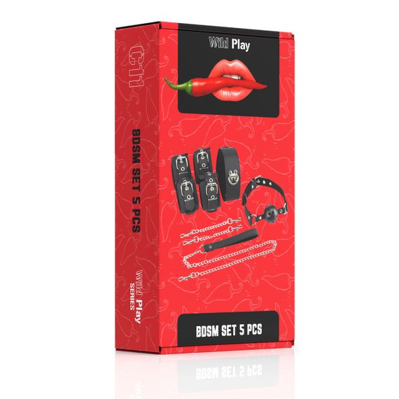 Набір БДСМ - Erospace Wild Play BDSM Set 5 pcs C11 Sex Aura