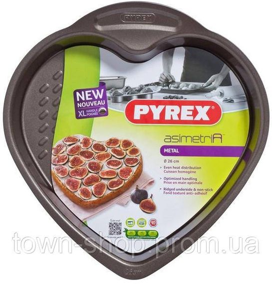 Форма для выпечки Pyrex Asimetria Сердце 26см UK-AS26HA0 | Зображення 1