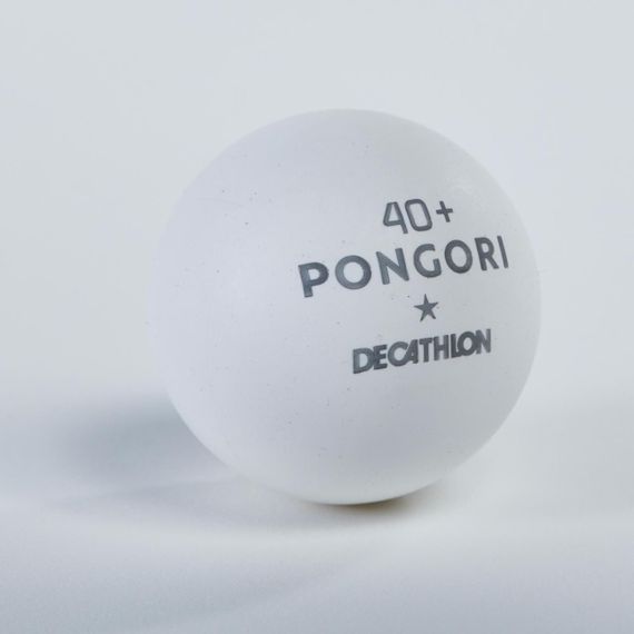 М'ячі для настільного тенісу 100 1* 40+ × 6 шт. білі - One Size | Зображення 1