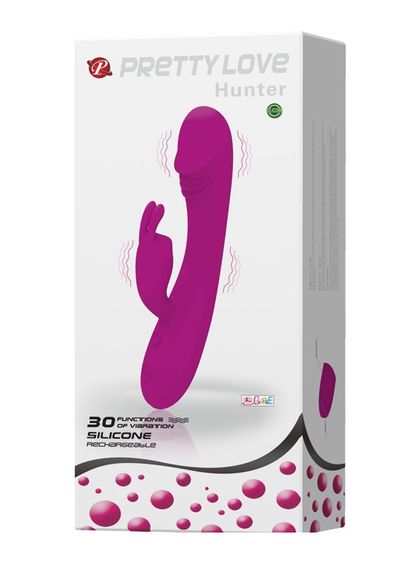 Вибратор с стимулятором клитора PRETTY LOVE - HUNTER, BI-014285 sexstyle | Зображення 9