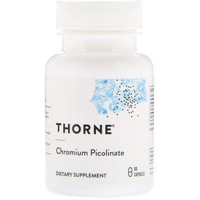 Микроэлемент Хром Thorne Research Chromium Picolinate 60 Caps