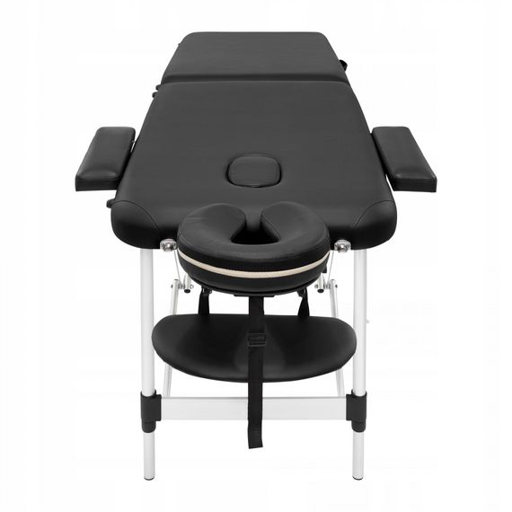 Масажний стіл складаний 4FIZJO Massage Table Alu W60 Black TABLEW60BLACK (P-5907739318374) | Зображення 1