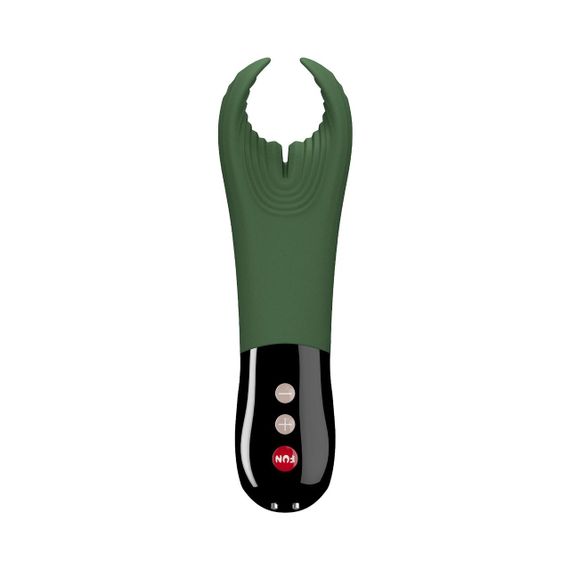 Вібратор для пеніса Fun Factory MANTA moss green/black, підходить для парних ігор Sex Aura | Зображення 2