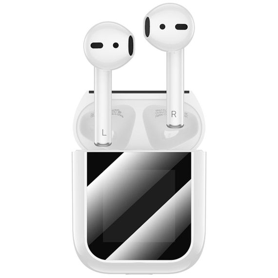 Беспроводные наушники BOROFONE BW86 Brocade true wireless BT headset with touch screen White | Зображення 4