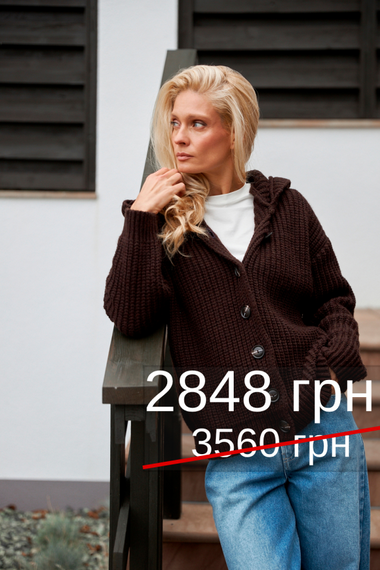 Пальто з капюшоном 2917 | Зображення 8