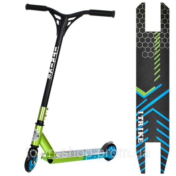 Самокат трюковый iTrike SR2-064-GRBL двухколесный