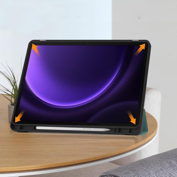 Чохол до планшета BeCover Flexible TPU Mate Samsung Tab S9 (SM-X710/SM-X716)/S9 FE (SM-X510/SM-X516B) 11.0" Dark Green (712529) | Зображення 6