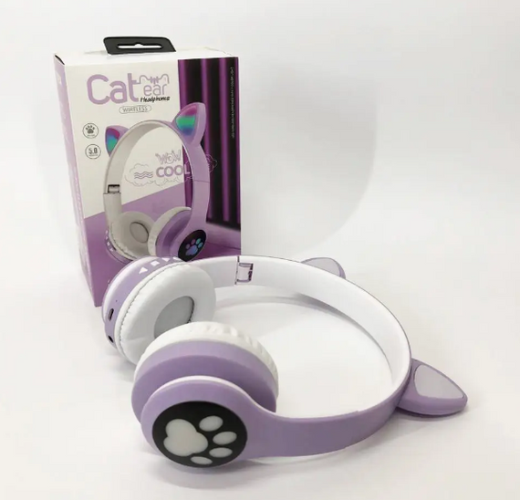 Бездротові навушники Cat Ear RGB VIV-23M (Рожевий) | Зображення 1