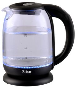 Електричний скляный чайник Zilan ZLN3956, 1850-2200W з підсвічуванням