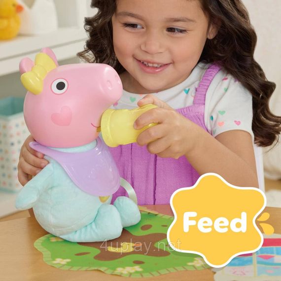 Интерактивная кукла Иви (Свинка Пеппа) Оригинал Hasbro Peppa Pig Oinks & Snuggles Baby Evie | Зображення 4