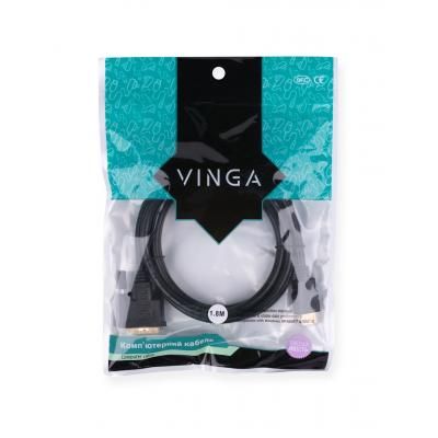 Кабель мультимедійний HDMI to DVI 24+1 3.0m Vinga (VCPHDMIDVI3) (VCPHDMIDVI3) | Зображення 2