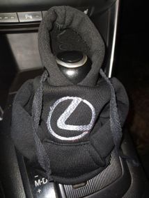 Чохол кофта Худі аксесуар на КПП  Car Hoodie Лексус LEXUS чорний подарунок автомобілісту 10070