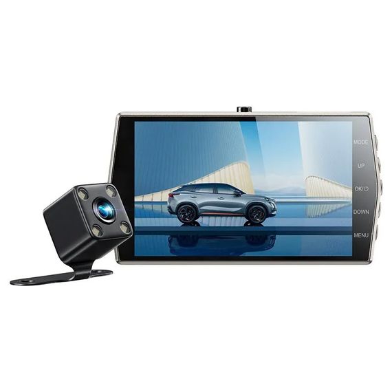 Відеореєстратор Hoco DI42 Digital display (with rear camera) | Зображення 1