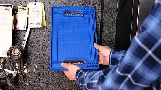 Переносний лоток для інструментів 35,6х23х2,4см, FLEXMAT / Силиконовий органайзер для зберігання інструментів | Зображення 1