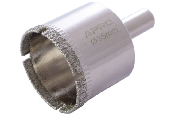 Сверло по стеклу и керамике трубчатое Apro - 35 мм (830328) | Зображення 1