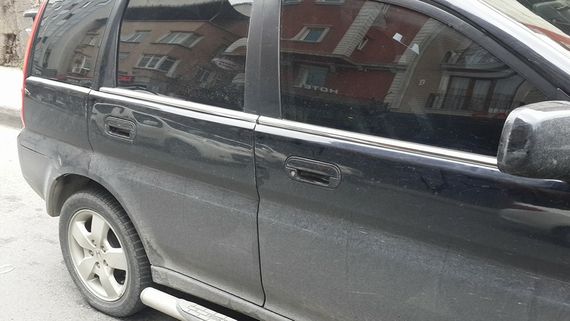 Молдинг стекол (4 шт, нерж) для Honda HR-V 1998-2006 гг | Зображення 1