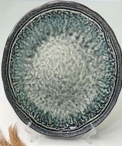 Тарелка круглая Olens Грейсток 101-0226 31.2х3.5 см серая