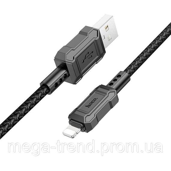 Кабель Hoco Lightning Leader charging data cable X94 |1m, 2.4A| | Зображення 2