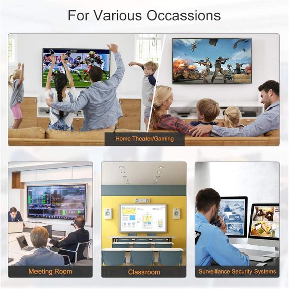 HDMI перемикач TESmart 4x1, 4K 60Hz, UHD, оптичний аудіовихід, пульт ДУ, підтримка HDR, Dolby Vision, червоний | Зображення 7